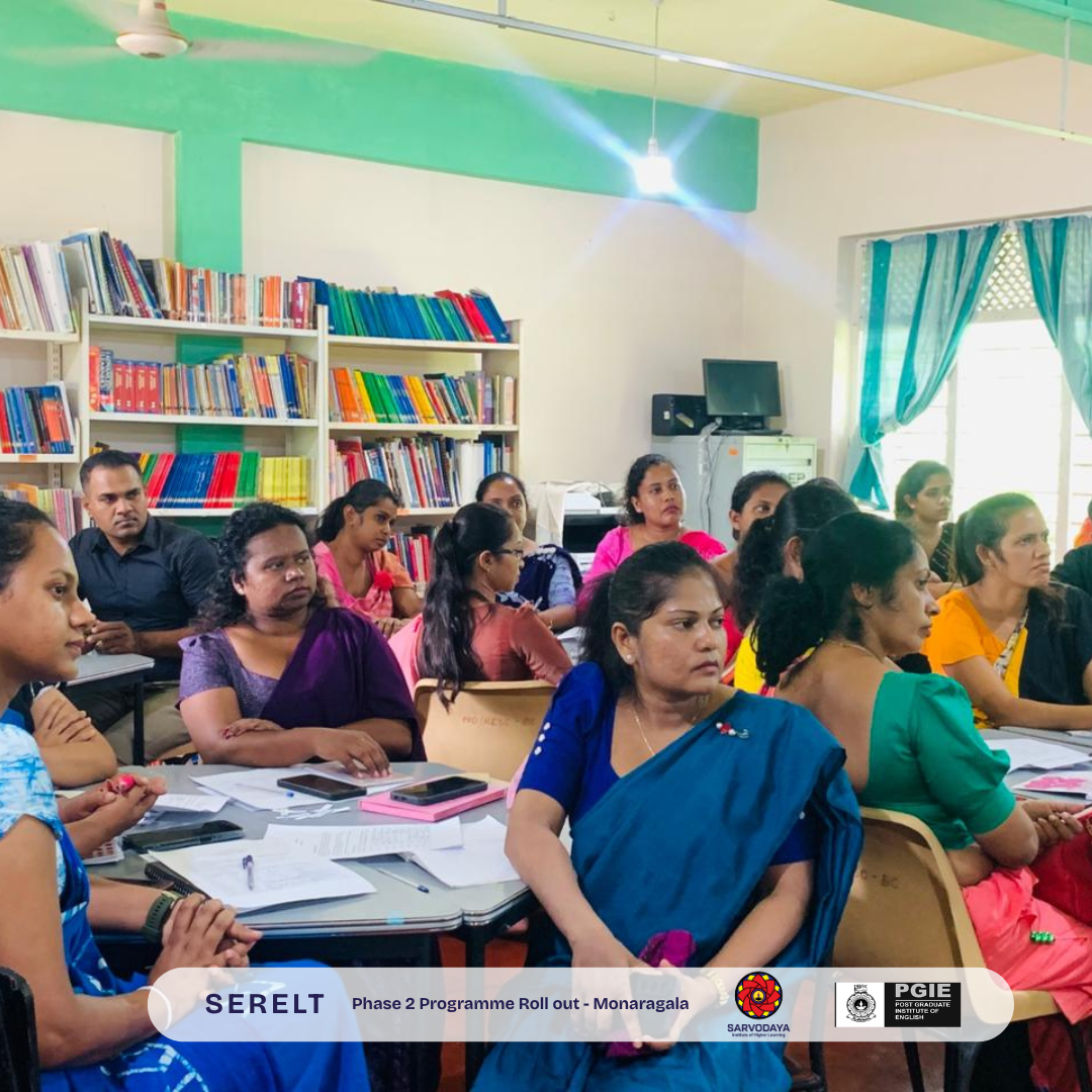 The Skill Enhancement Rural English Language Teachers (SERELT), Phase 2 Rollout Begins in Monaragala and Vavuniya